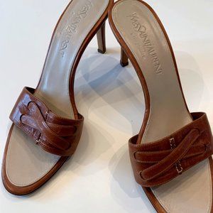 Vintage Yves Saint Laurent "Rive Gauche" Slides